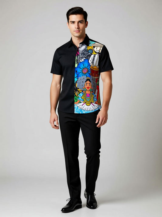 Camisa Esencia Panameña Negra