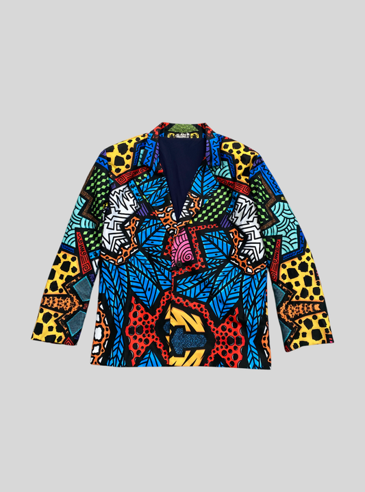 Blazer Abstracto Fauna y Flora
