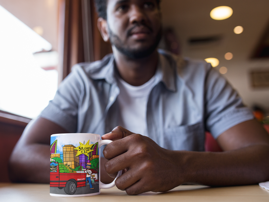 Taza carro de las verduras