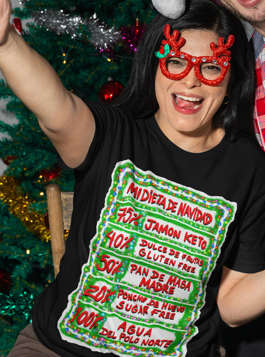 T-shirt La Dieta de Navidad Keto