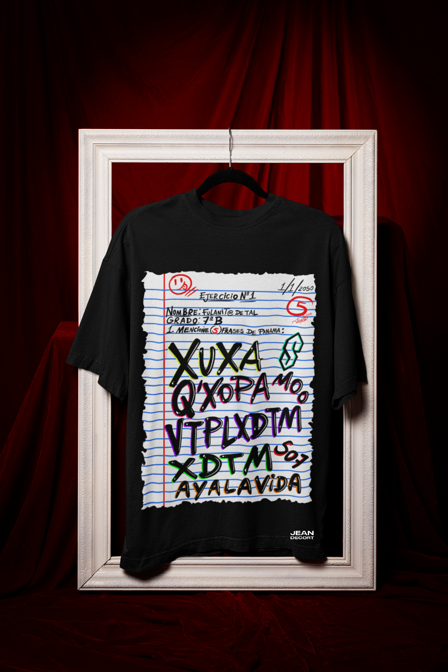 T-shirt Oversize Ejercicio Numero 1 del 2050 de La Real Academia Panameña
