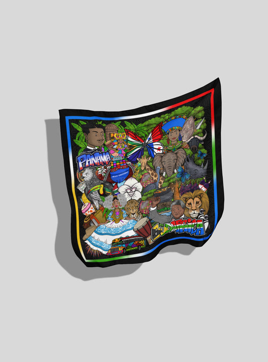 Pañoleta Panamá y Sudáfrica