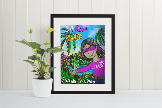 Arte impreso La Roba Plantas