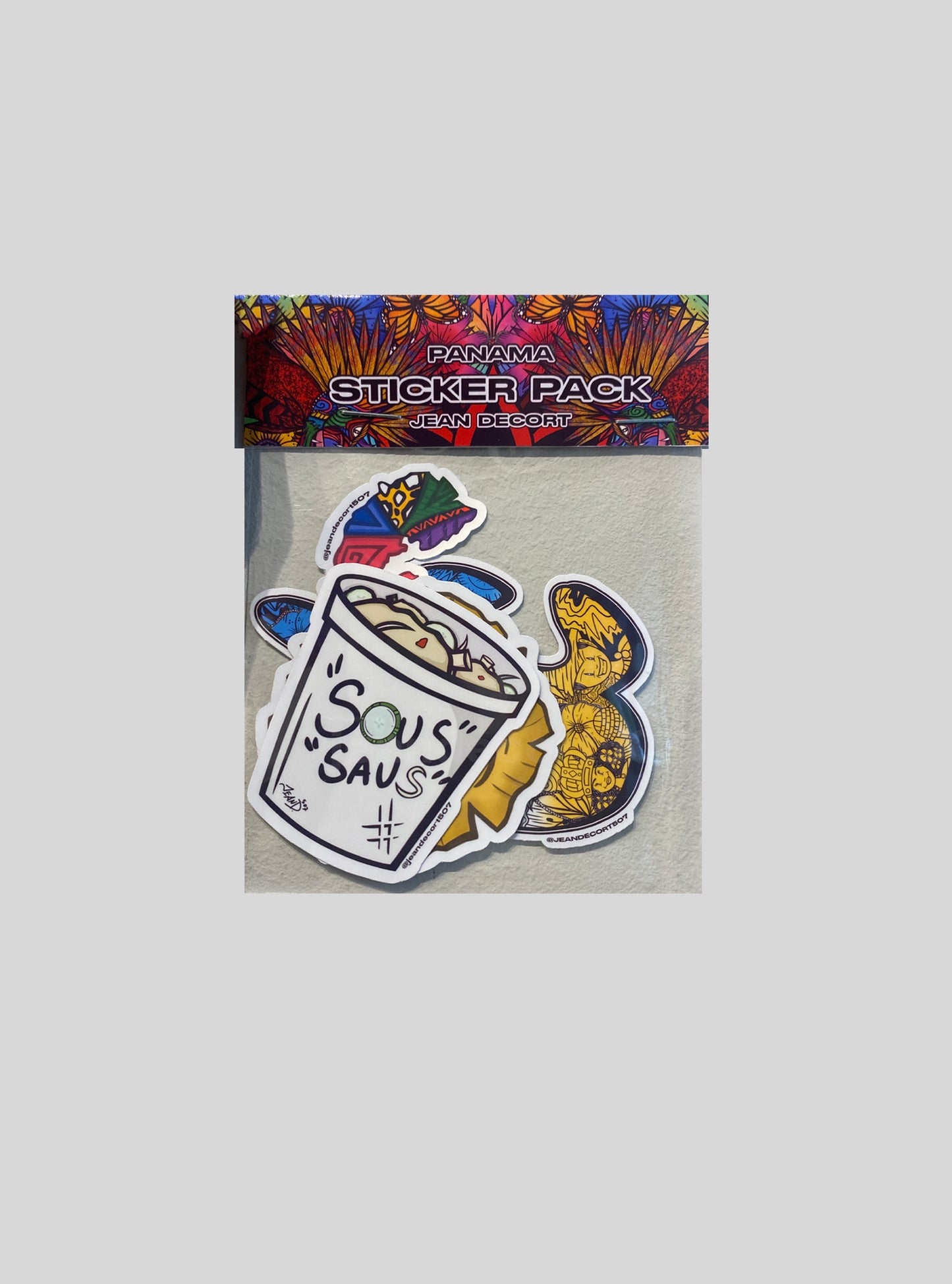 STICKER PACK PANAMÁ VARIADO