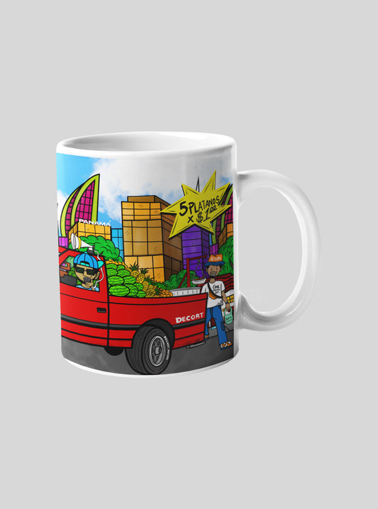 Taza carro de las verduras