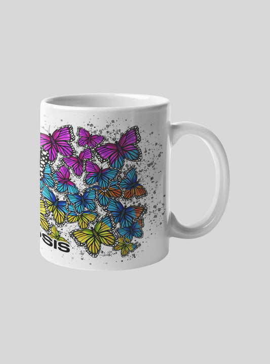 Taza Metamorfosis Morpho Azul Variegata