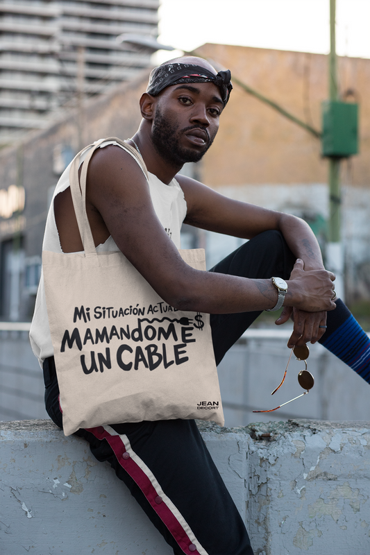 Mi situación actual bolso de mano ecologico